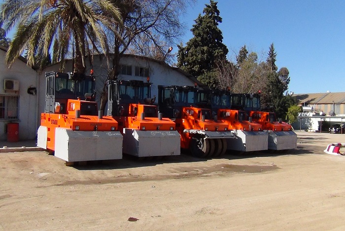 Compacteur sur pneus